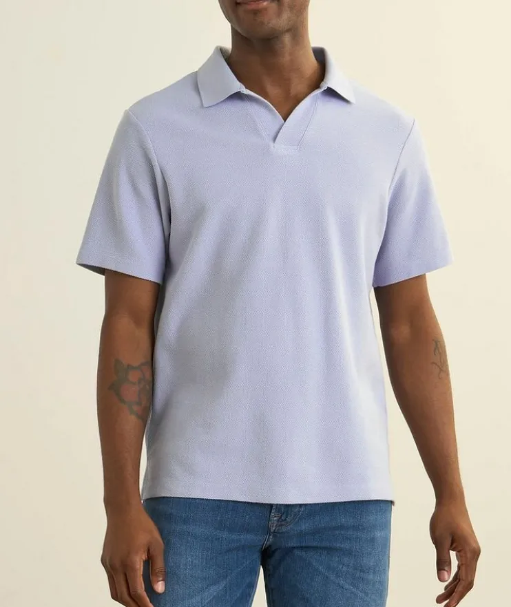 Jacquard Johnny Collar Polo
