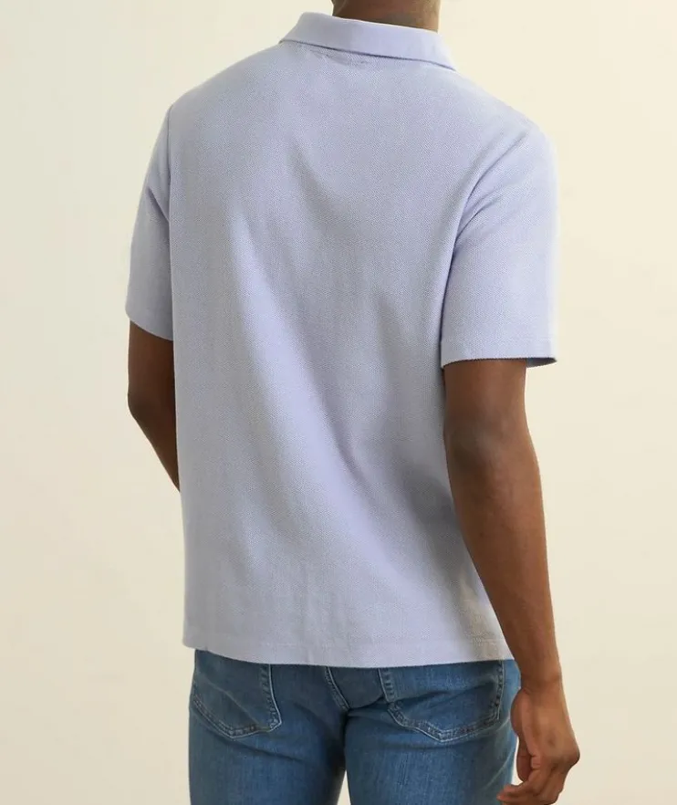 Jacquard Johnny Collar Polo