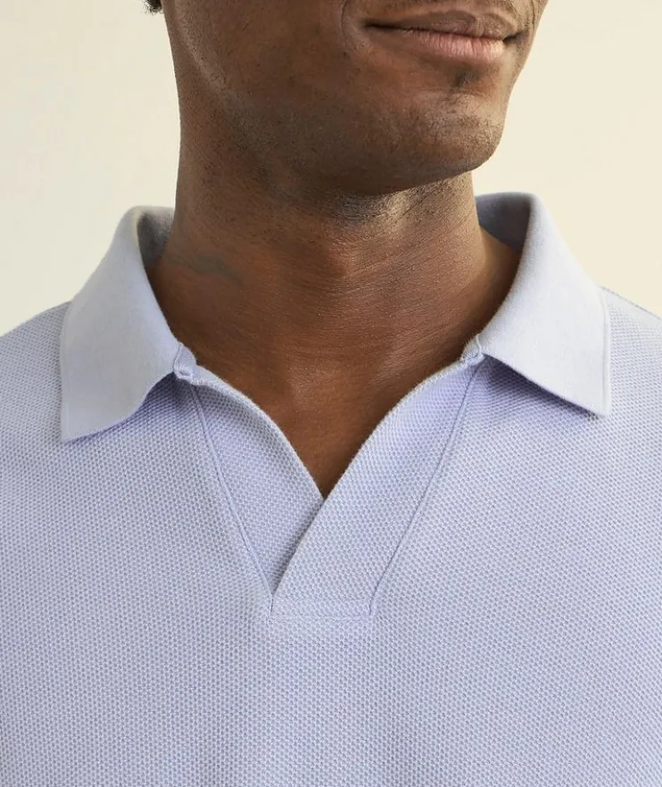 Jacquard Johnny Collar Polo