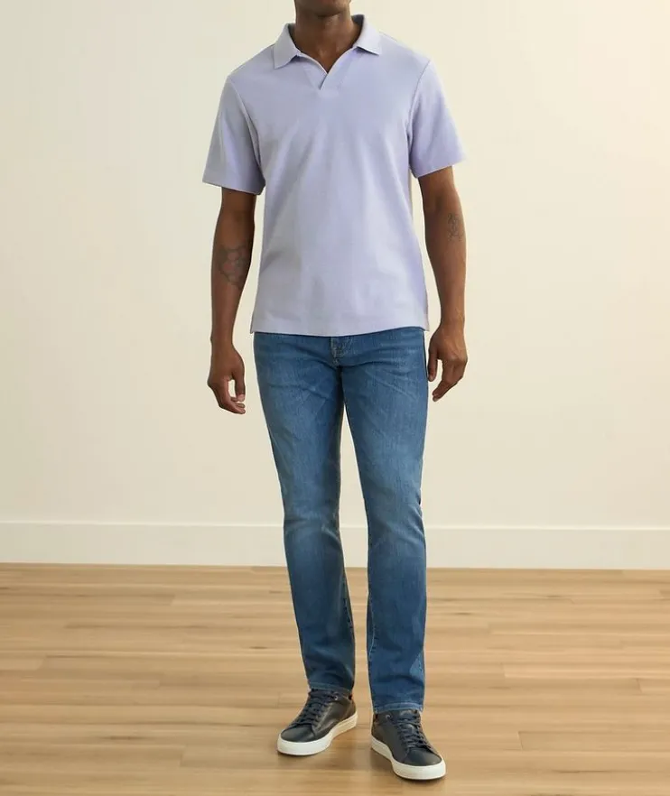 Jacquard Johnny Collar Polo