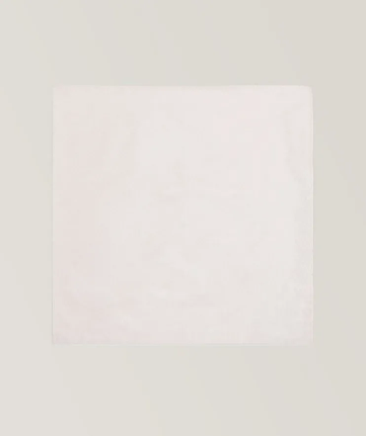 Jacquard Micro Motif Silk Pocket Square
