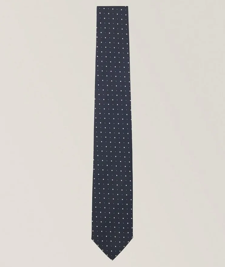Jacquard Micro-Dot Tie