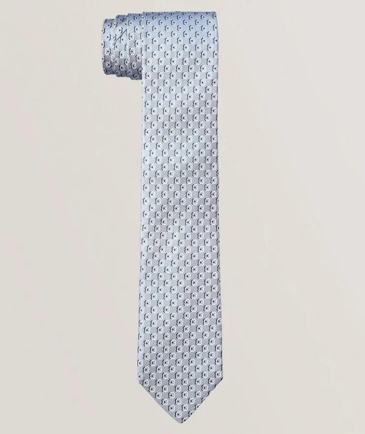 Jacquard Micro-Neat Silk Tie