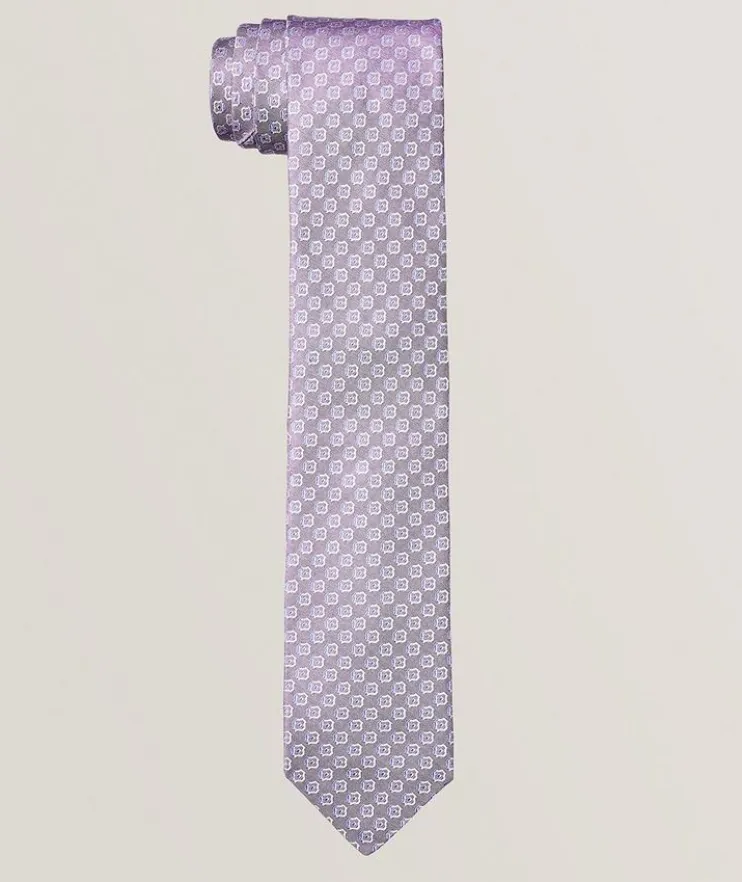Jacquard Micro-Neat Silk Tie