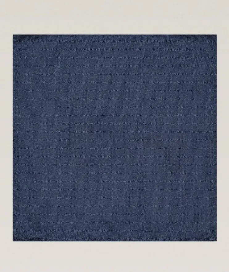 Jacquard Silk Pocket Square