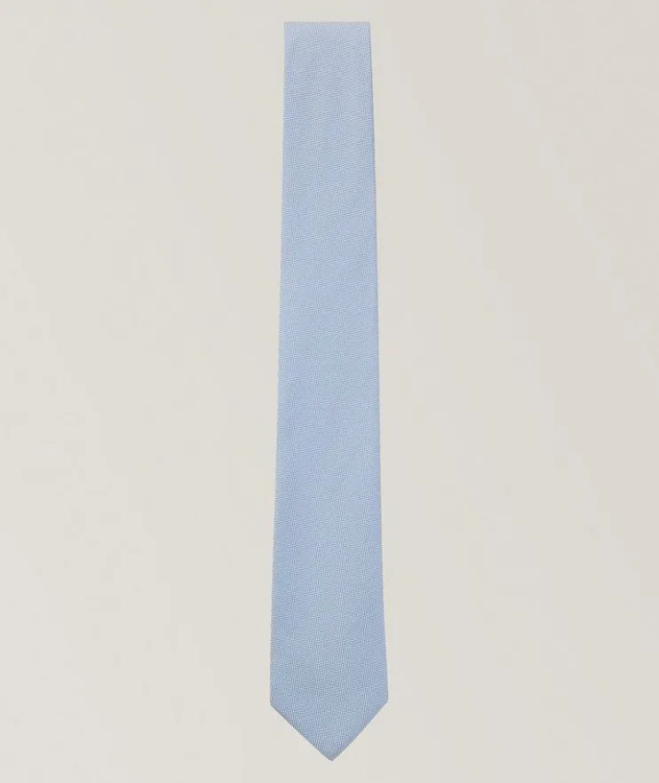 Jacquard Silk-Blend Tie