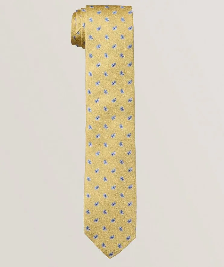 Jacquard Teardrop Silk Tie