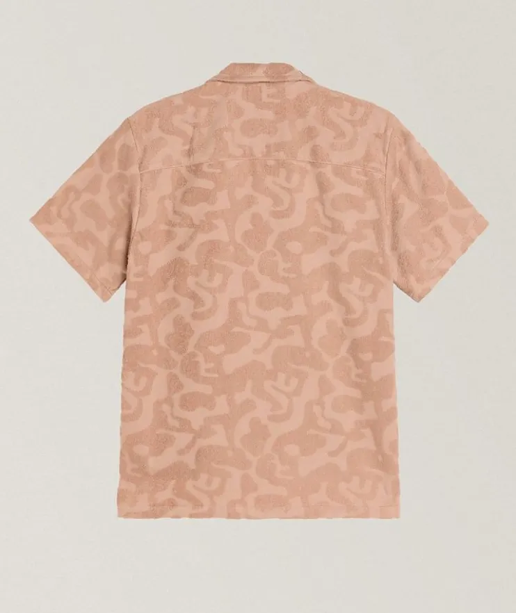 Jacquard Terry Camp Shirt