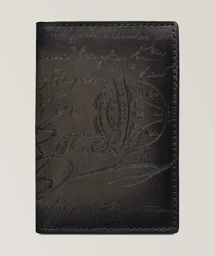 Jagua Scritto Leather Card Holder