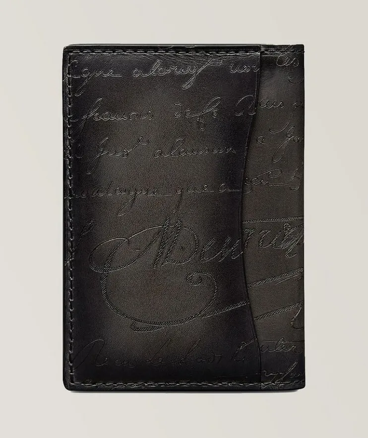 Jagua Scritto Leather Card Holder