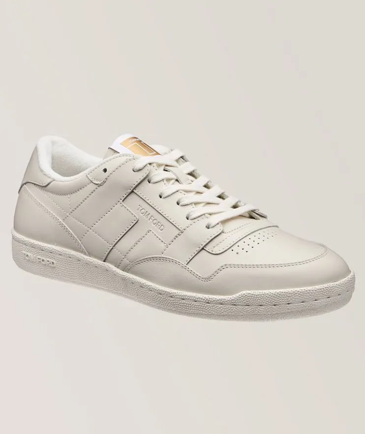 Jake Leather Paneled Sneakers
