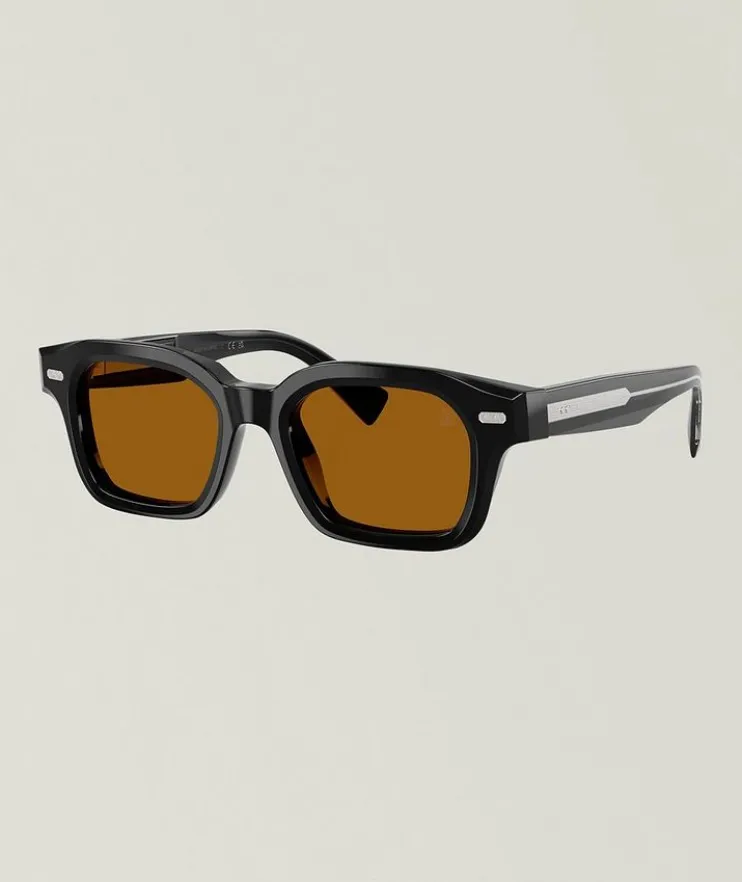 Jared Rectangular Acetate Sunglasses