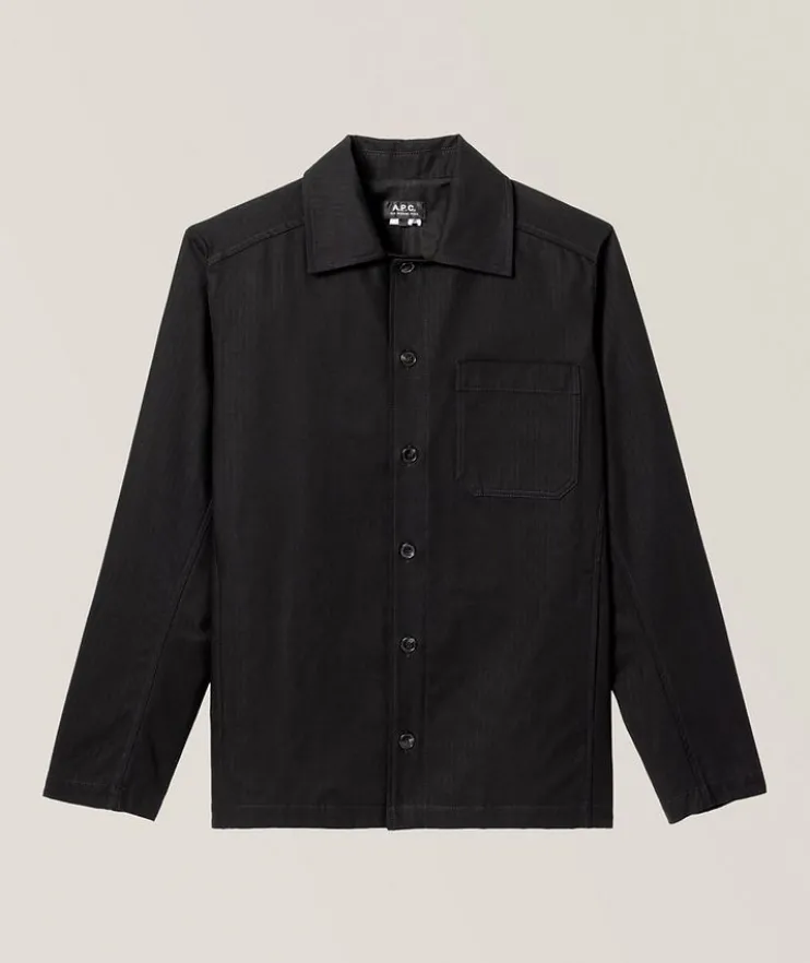 Jeffray Herringbone Overshirt