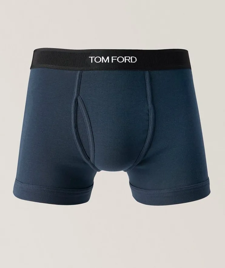 Jersey Stretch-Cotton Boxer Briefs