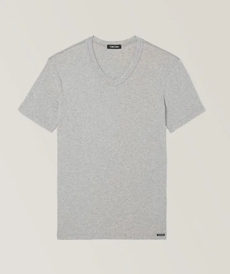 Jersey V-Neck T-Shirt