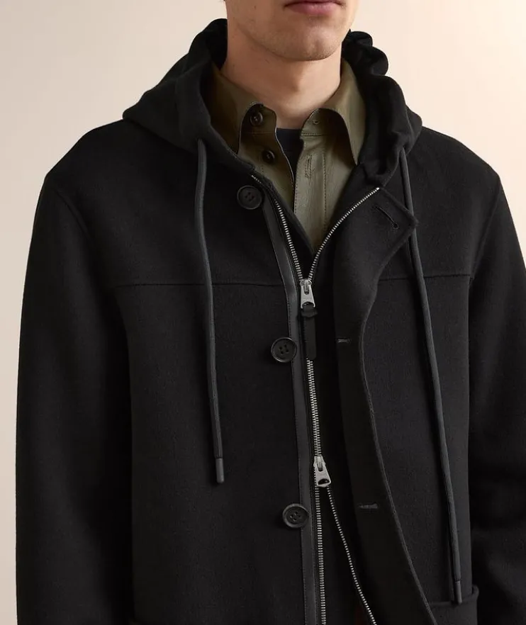 Joshua Double-Face Wool Long Duffle Coat