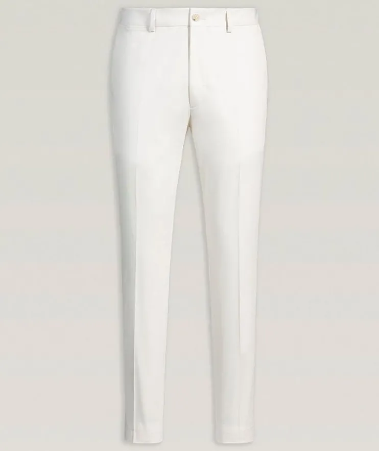 Kaiton Stretch Cotton-Silk Pants