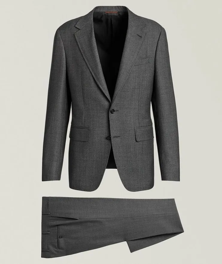 Kei Birdseye Wool Suit