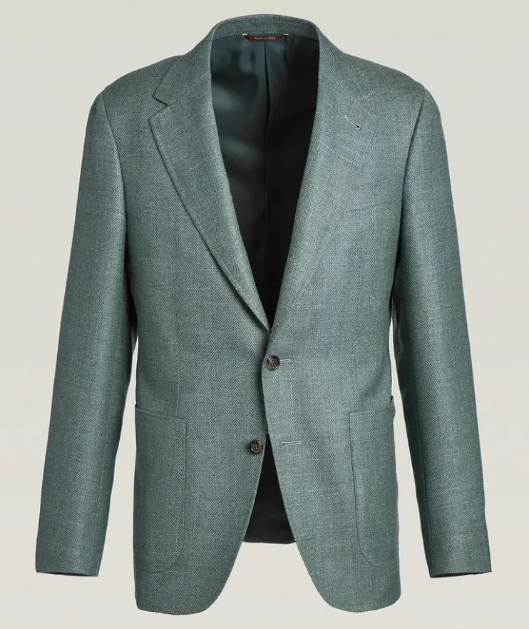 Kei Herringbone Sport Jacket