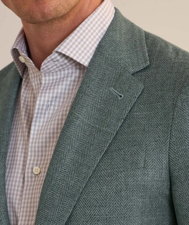 Kei Herringbone Sport Jacket