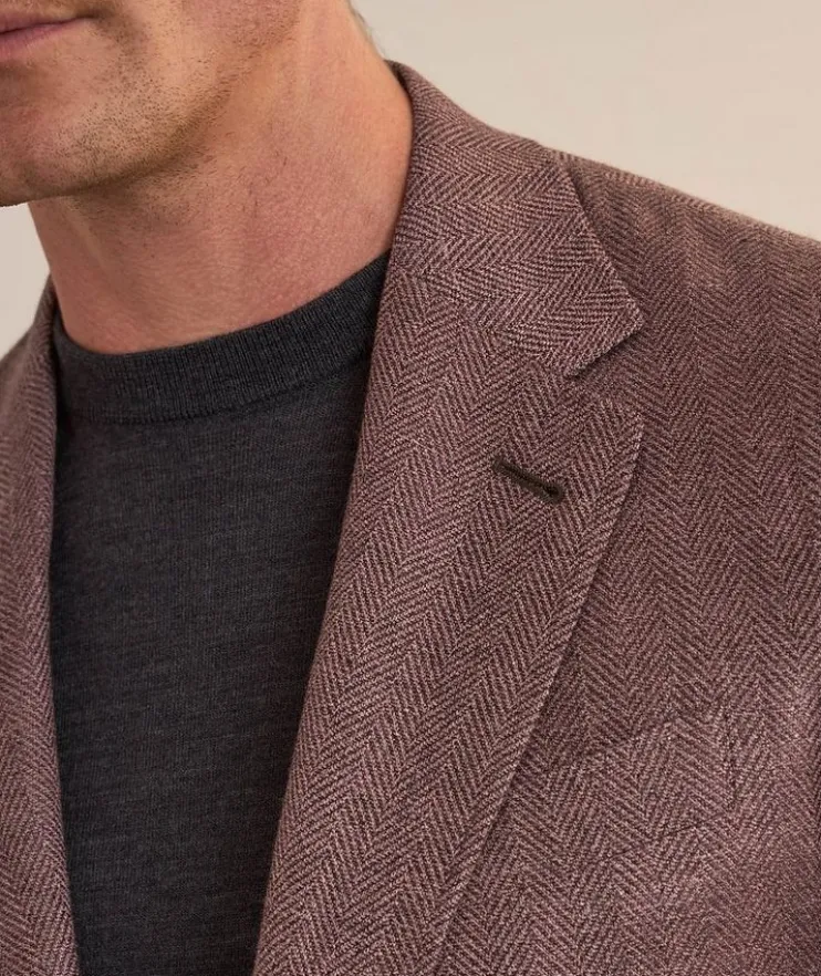 Kei Herringbone Sport Jacket