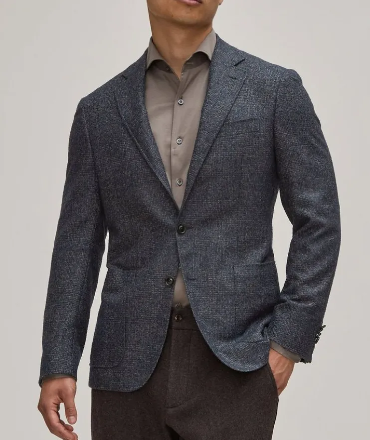 Kei Marled Wool-Blend Sport Jacket