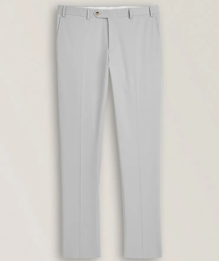 Kei Stretch-Cotton Dress Pants