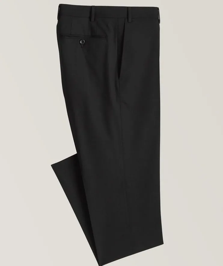 Kei Stretch-Wool Dress Pants