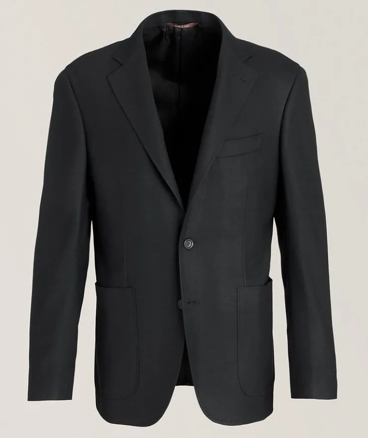 Kei Stretch-Wool Sport Jacket