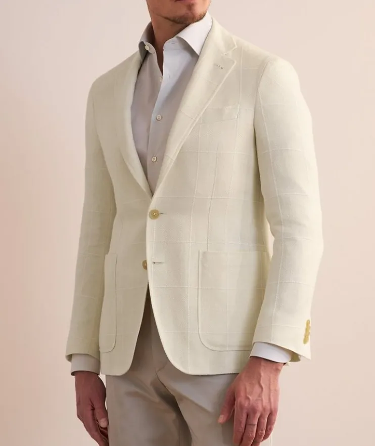 Kei Textured Windowpane Sport Jacket