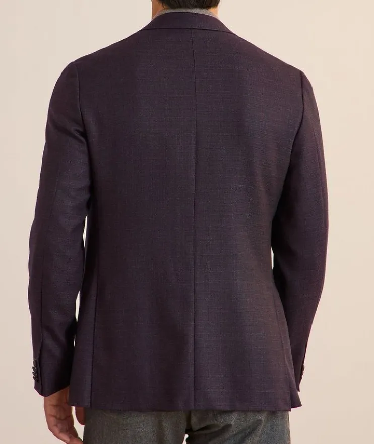 Kei Textured Wool Sport Jacket