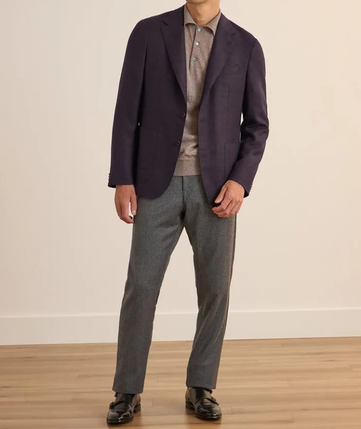 Kei Textured Wool Sport Jacket