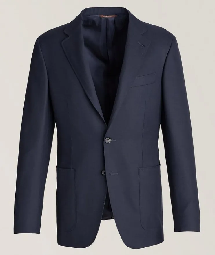 Kei Textured Wool Sport Jacket