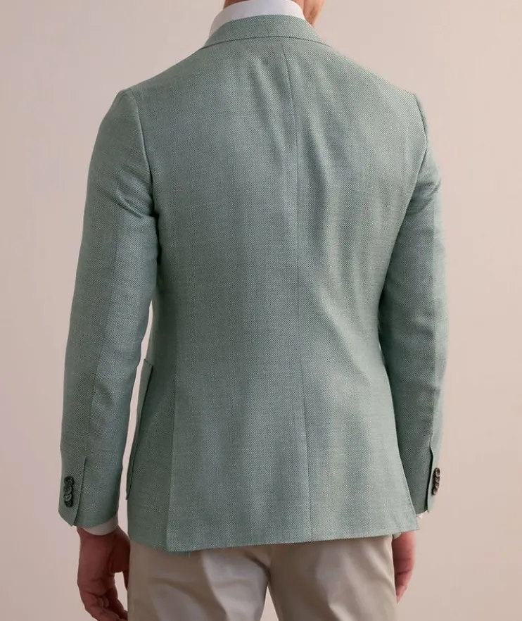 Kei Textured Wool-Blend Sport Jacket