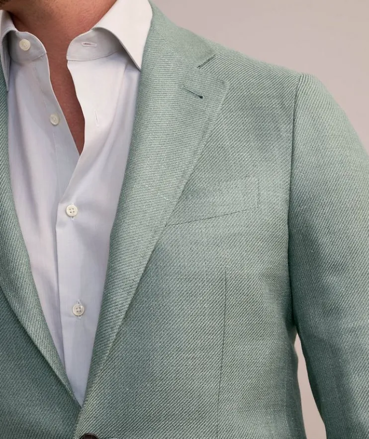 Kei Textured Wool-Blend Sport Jacket