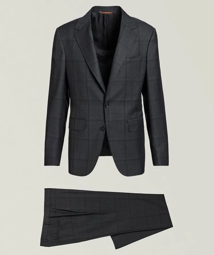 Kei Tonal Check Wool Suit