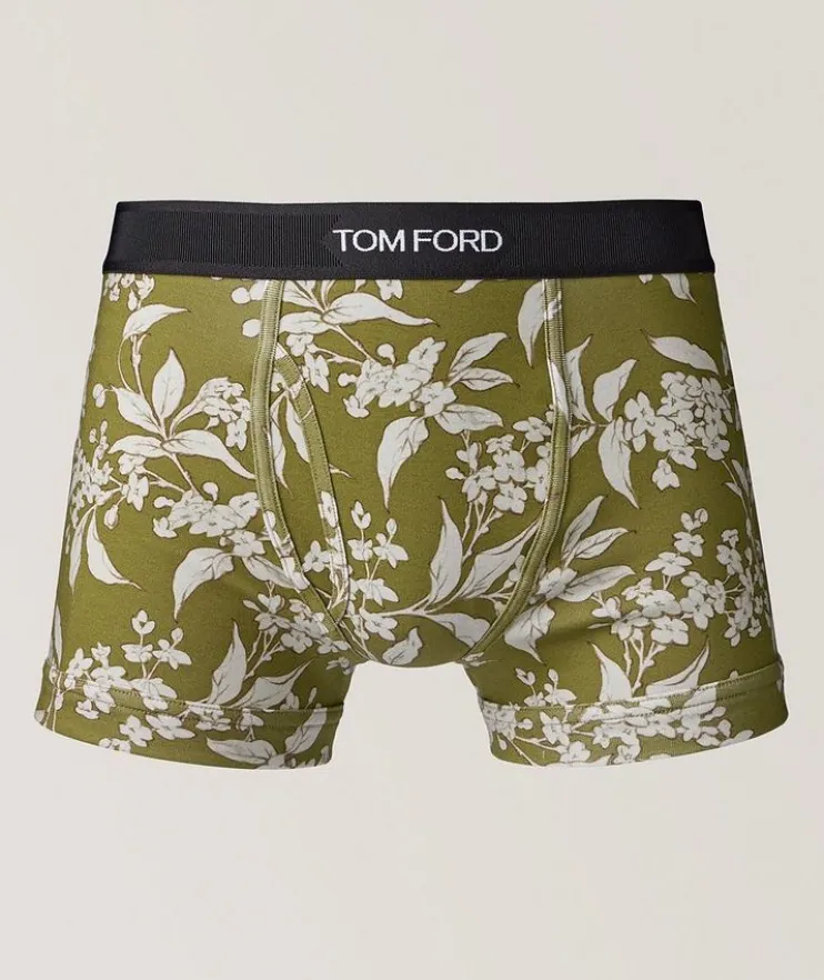 Keith Floral Stretch-Cotton Boxers