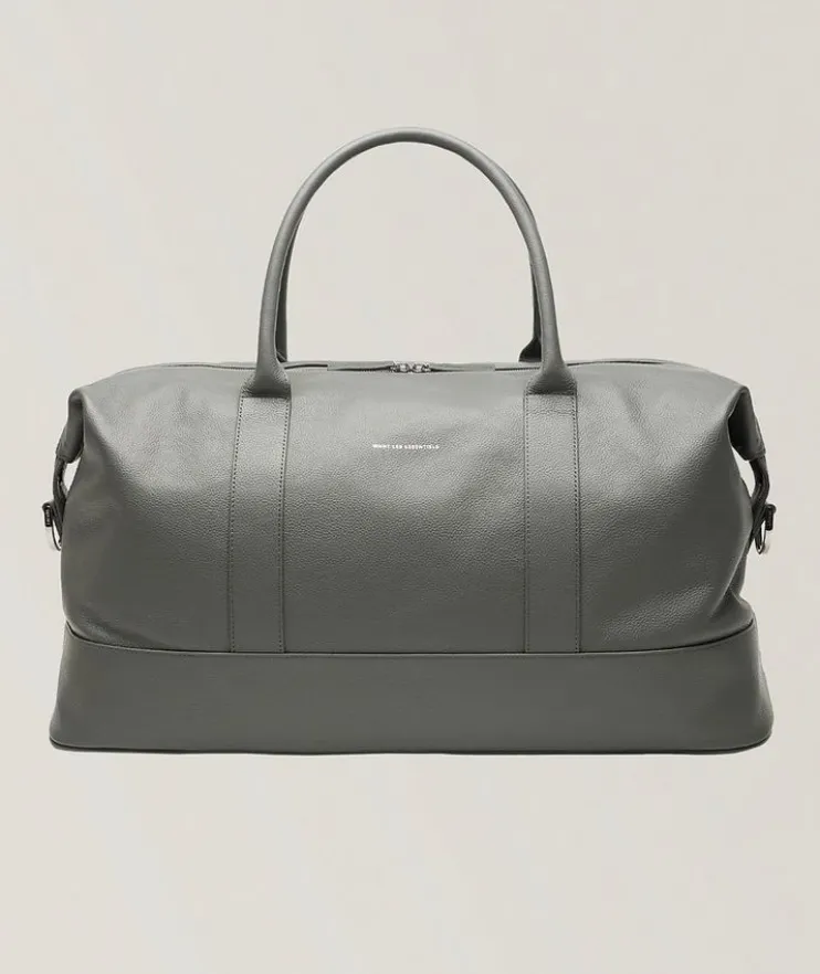 Kelowna Pebble-Grain Leather Duffle Bag