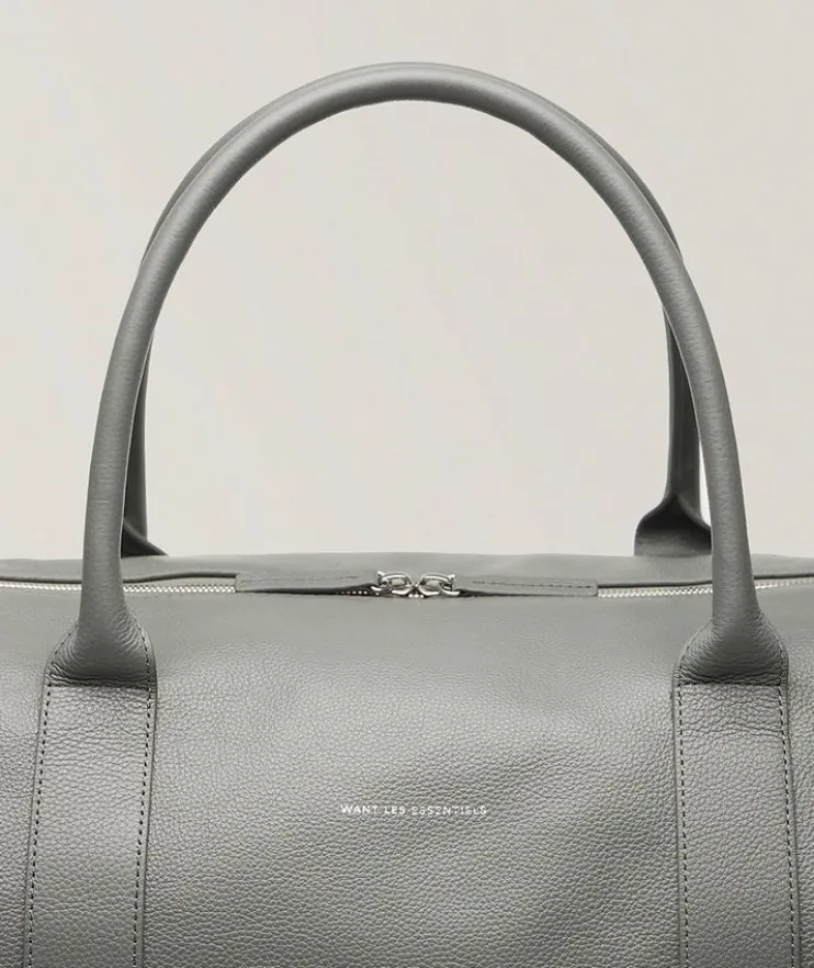 Kelowna Pebble-Grain Leather Duffle Bag