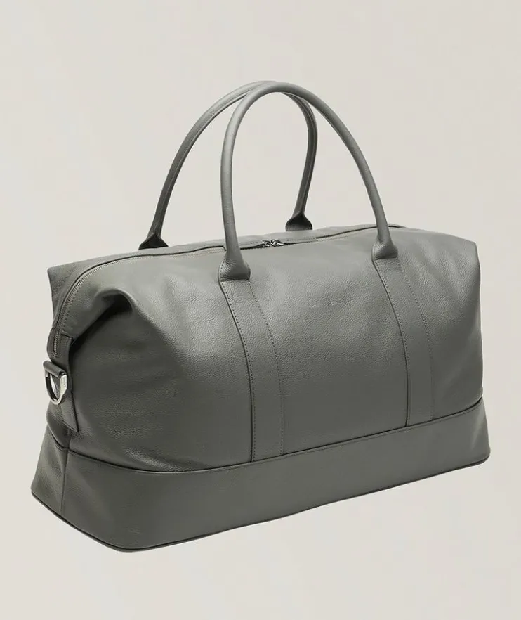 Kelowna Pebble-Grain Leather Duffle Bag