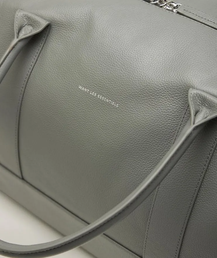 Kelowna Pebble-Grain Leather Duffle Bag