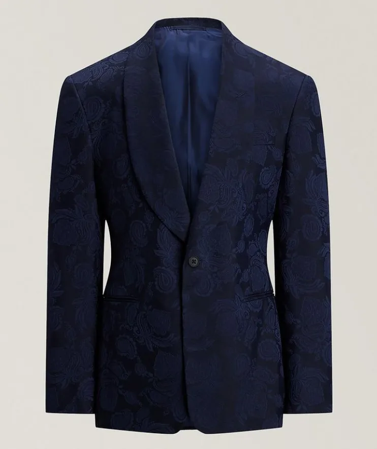 Kent Hand-Tailored Paisley Tuxedo Jacket