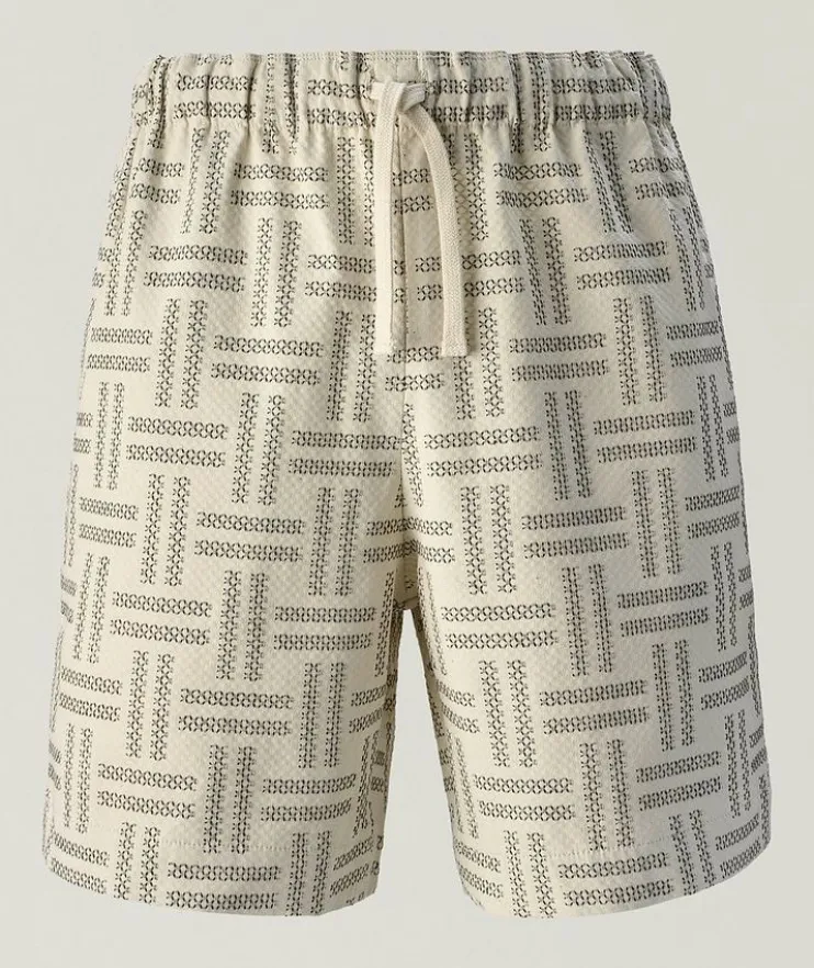 Kenzo Weave Drawstring Shorts