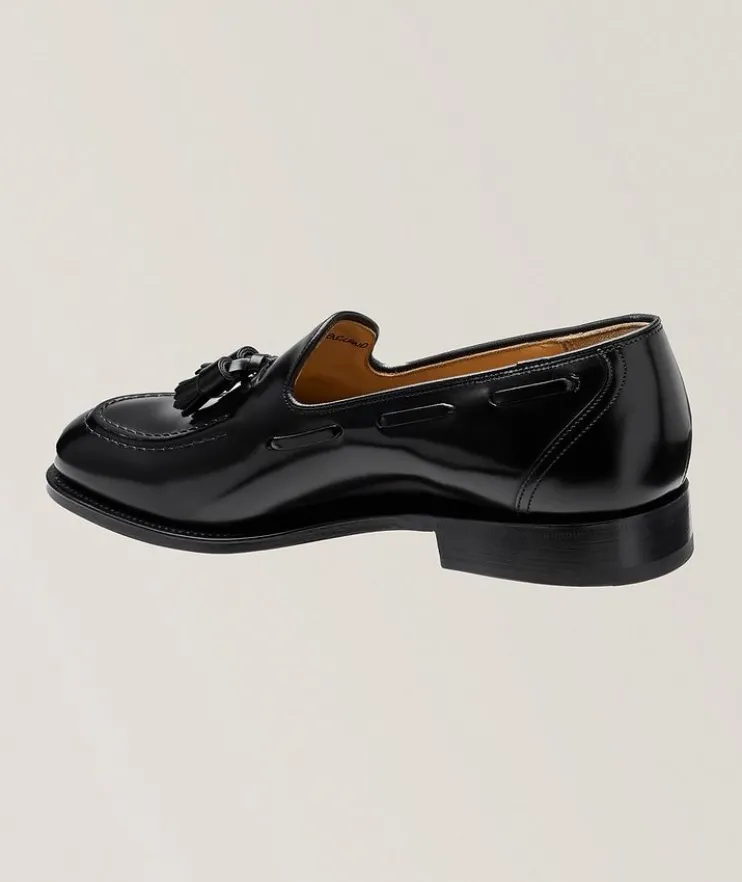 Kingsley Tassel Polished Leather Loafers