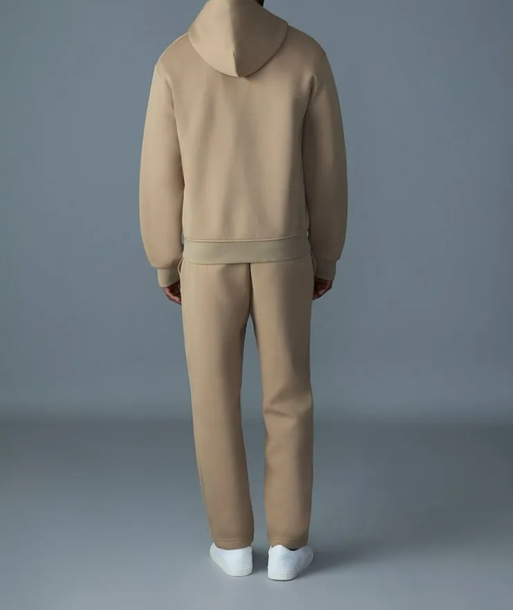 Krystos Double Face Zip-Up Hooded Sweater