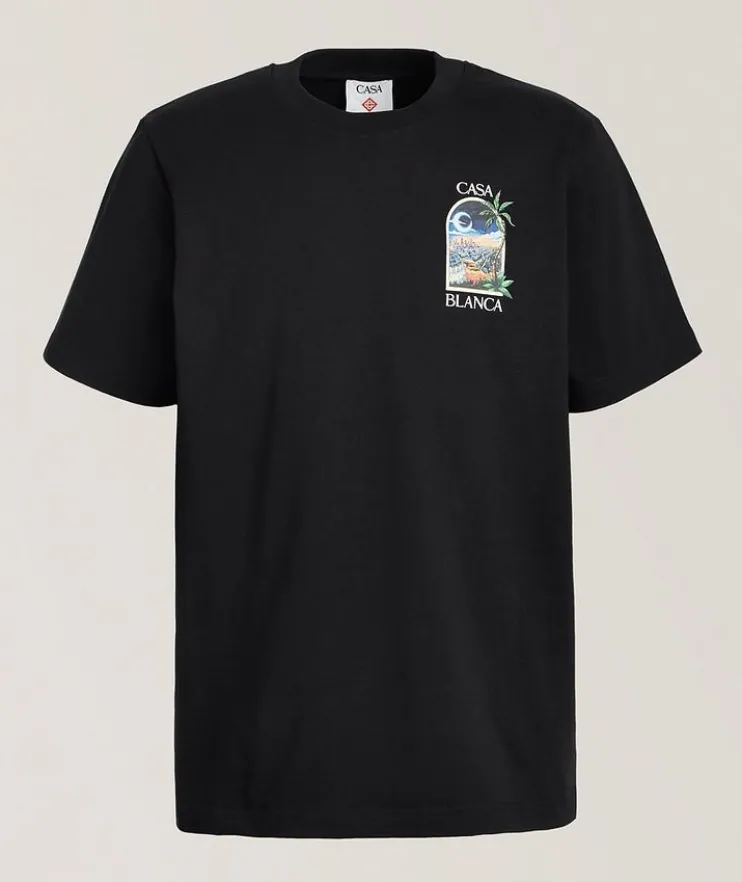 LA Nights Cotton Crewneck T-Shirt