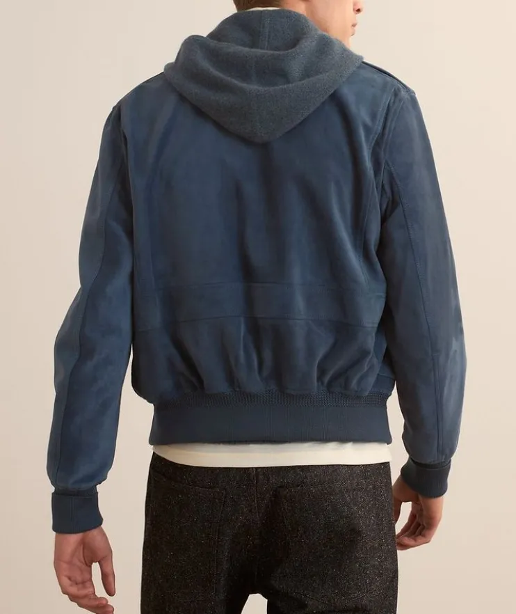 Lambskin-Suede Flight Jacket