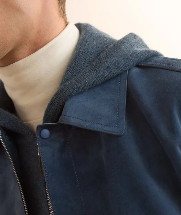 Lambskin-Suede Flight Jacket