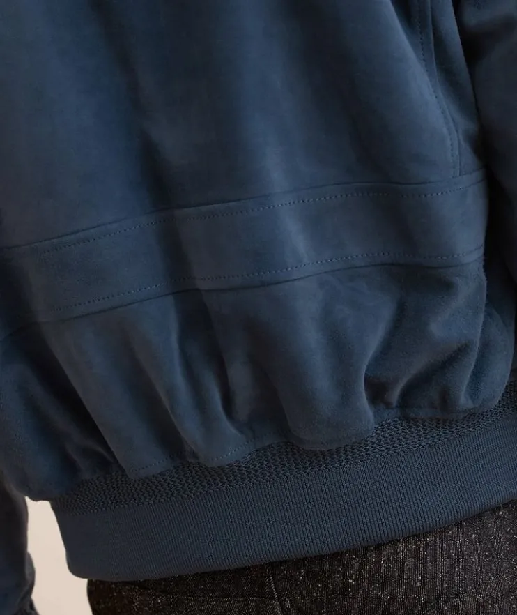 Lambskin-Suede Flight Jacket