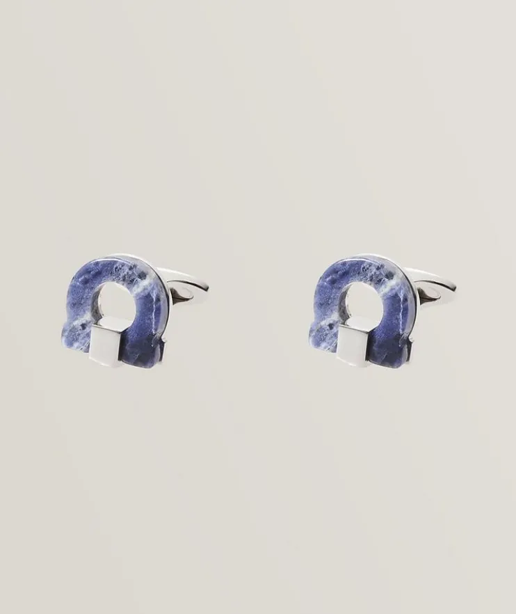 Lapis Lazuli Gancini Cufflinks